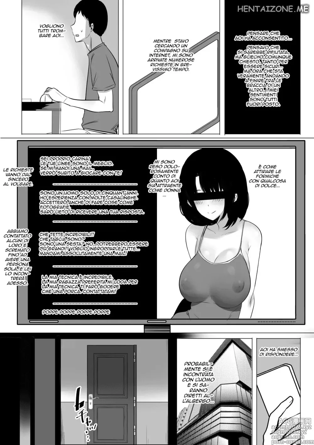 Page 15 of doujinshi Ho permesso alla mia moglie studentessa liceale con le tettone che strapazza solo me, di fare sesso con un altro uomo 1-5
