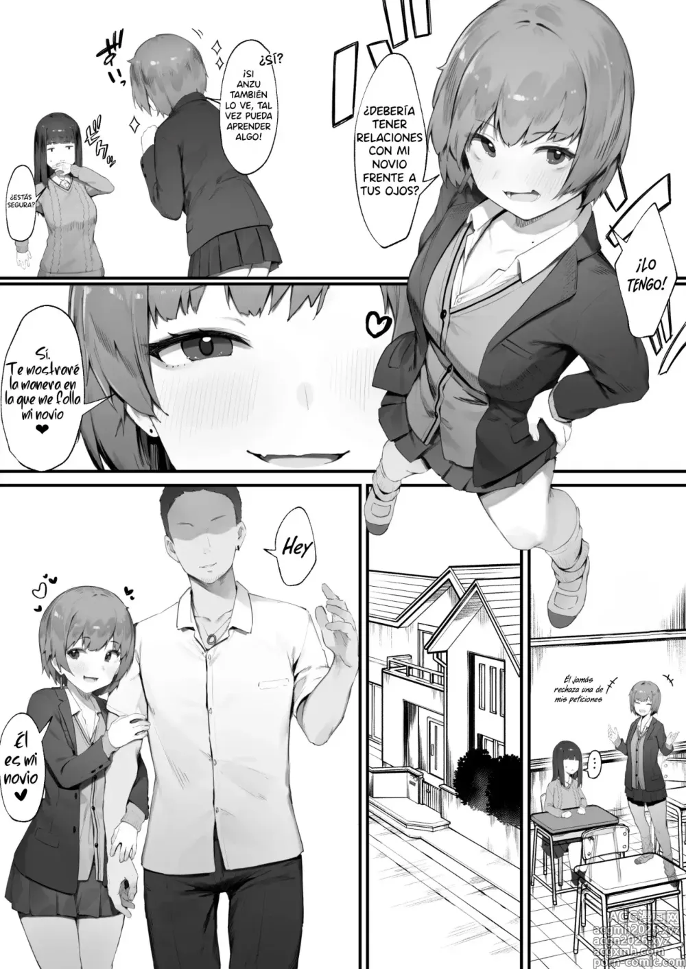 Page 4 of doujinshi NTR Muhoujou-chan｜La Infidelidad de la Chica sin Experiencia