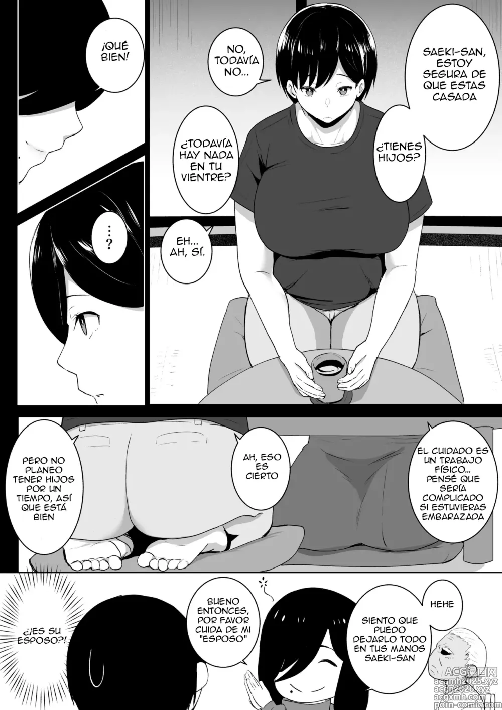 Page 5 of doujinshi Houmon Futokorogo -Houmon Kaigo-｜Cuidado a Domicilio -Intenso Para Adultos Mayores-
