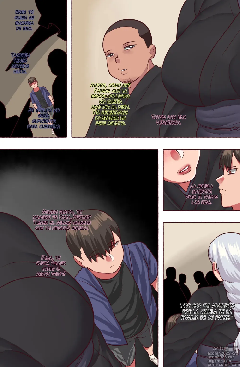 Page 4 of doujinshi Dont Steal My Grandma - No me robes a mi abuela