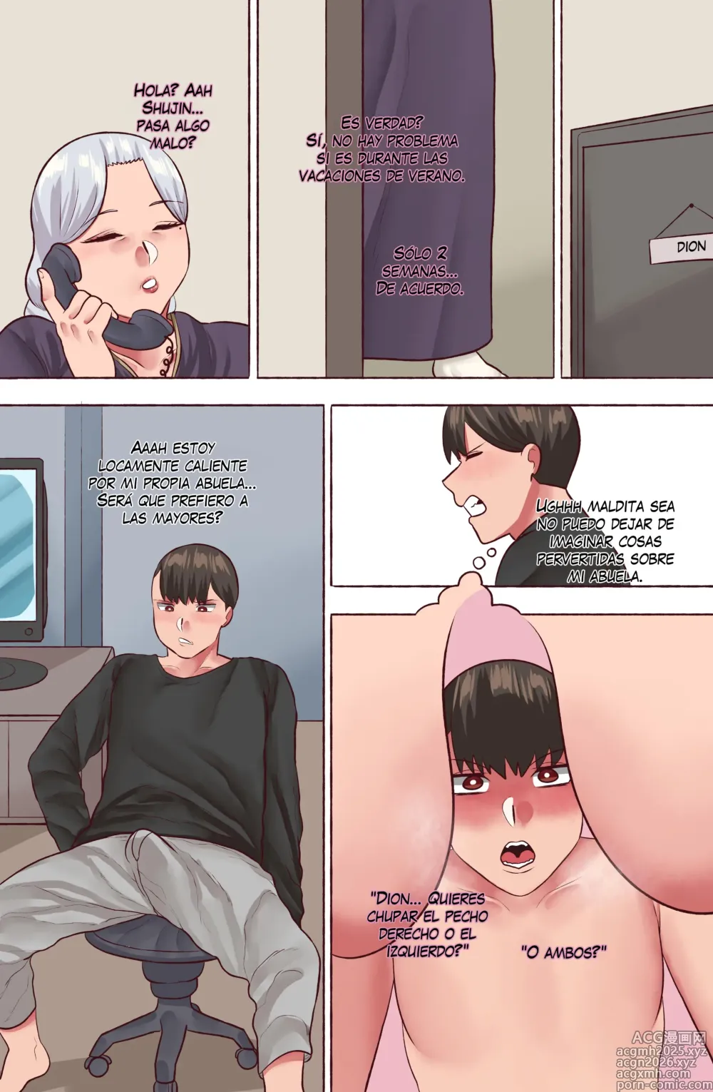 Page 9 of doujinshi Dont Steal My Grandma - No me robes a mi abuela