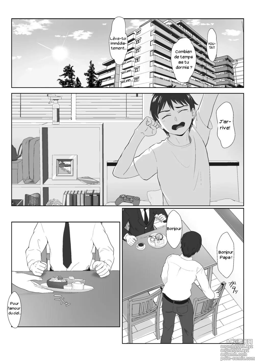 Page 2 of doujinshi Ma mère, carrièriste, a été victime d'un délinquant 01