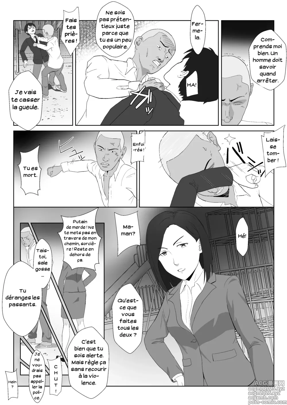 Page 6 of doujinshi Ma mère, carrièriste, a été victime d'un délinquant 01