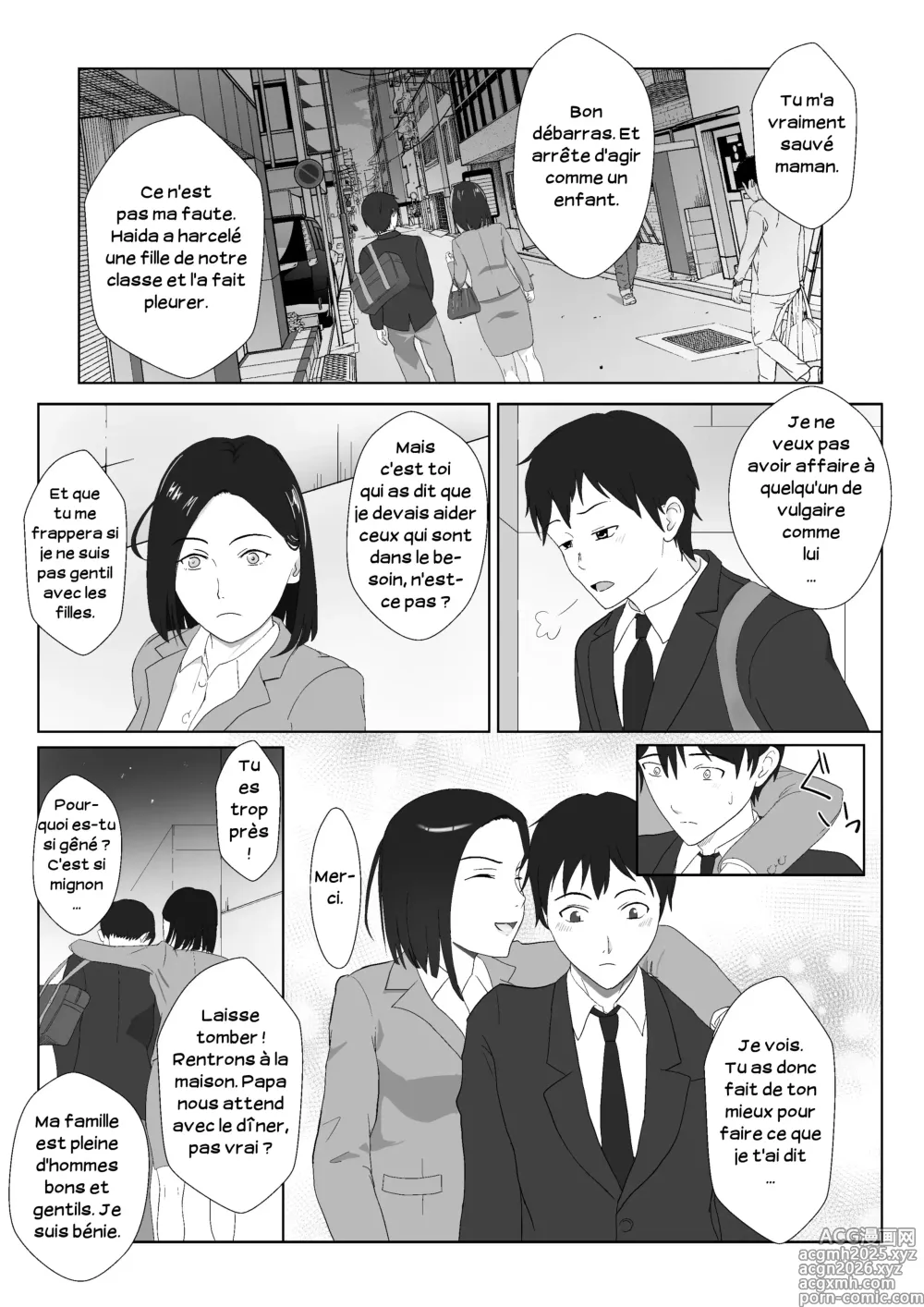 Page 7 of doujinshi Ma mère, carrièriste, a été victime d'un délinquant 01