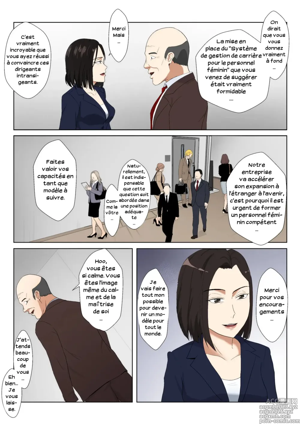 Page 4 of doujinshi Ma mère, carrièriste, a été victime d'un délinquant 03
