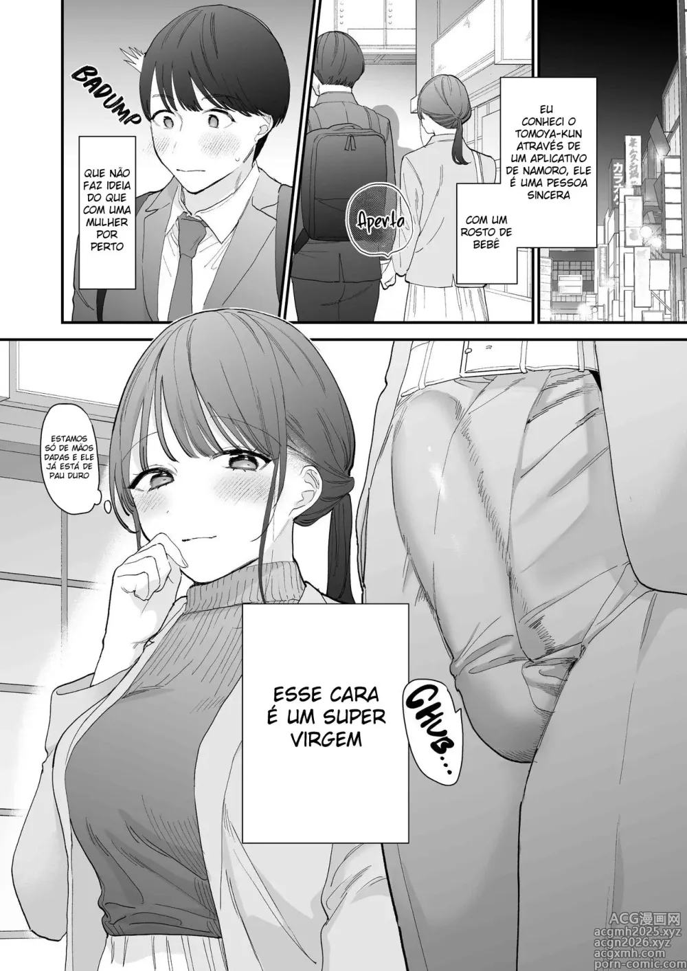 Page 2 of doujinshi I Had No Idea This Cute Virgin Was Packing