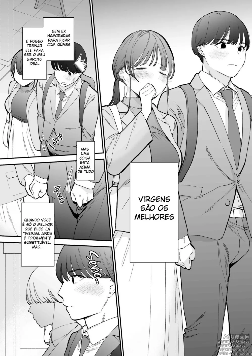 Page 3 of doujinshi I Had No Idea This Cute Virgin Was Packing