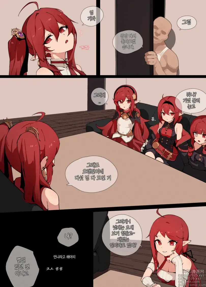 Page 1 of doujinshi dnffffff (uncensored)