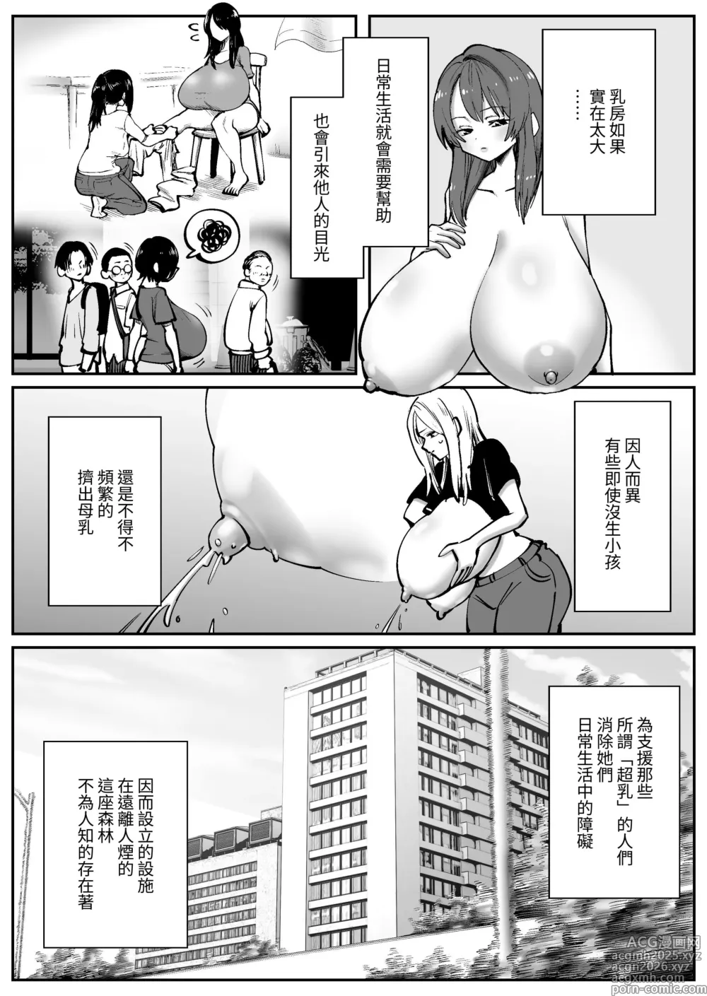 Page 2 of doujinshi 超乳保護設施中的學校1