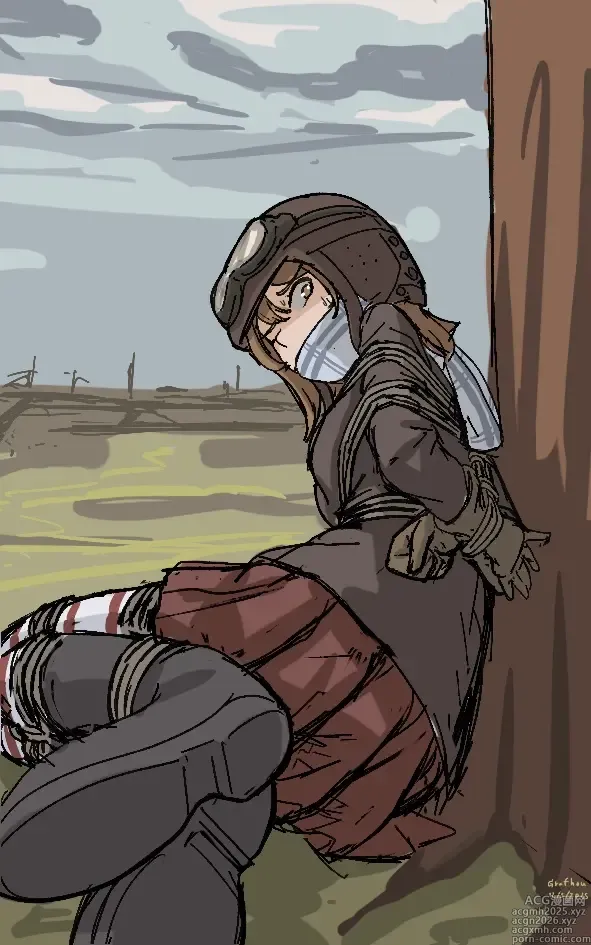 Page 11 of imageset Tied soldiers girls