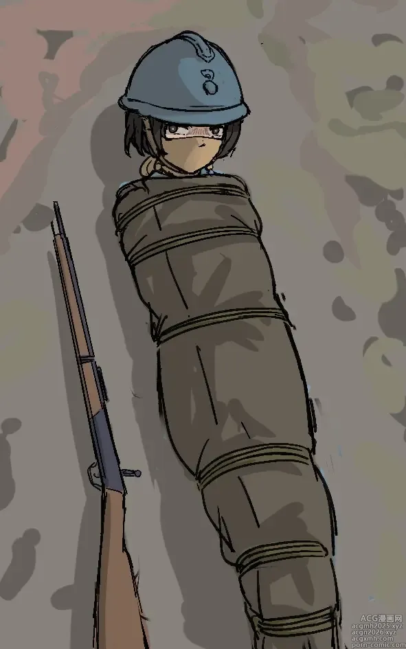 Page 13 of imageset Tied soldiers girls