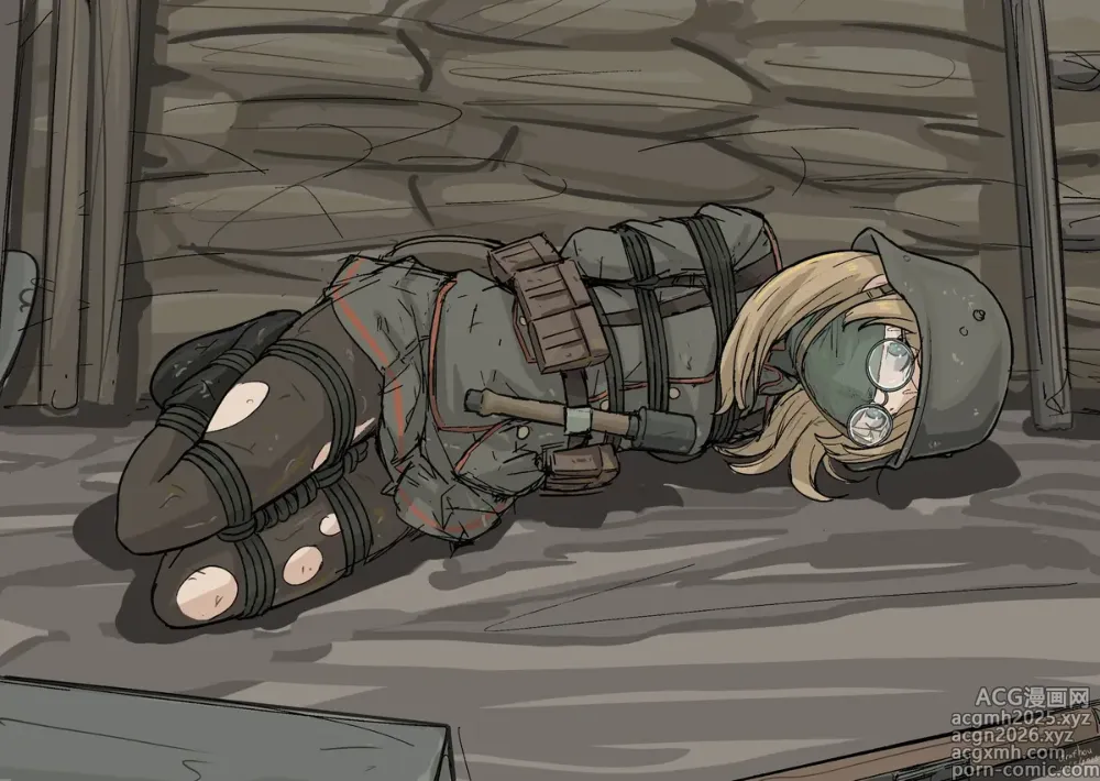 Page 17 of imageset Tied soldiers girls