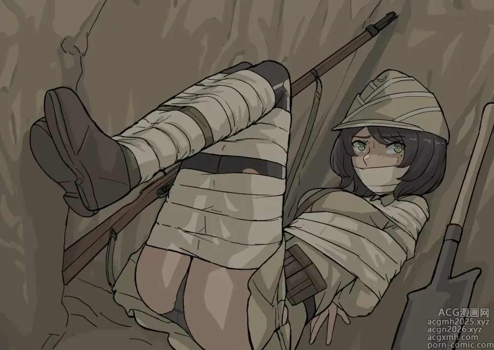 Page 22 of imageset Tied soldiers girls