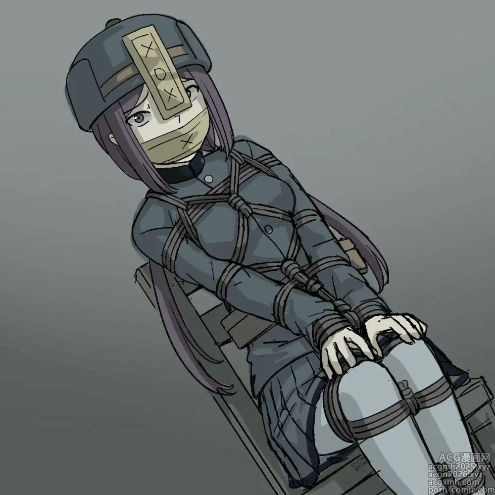 Page 5 of imageset Tied soldiers girls