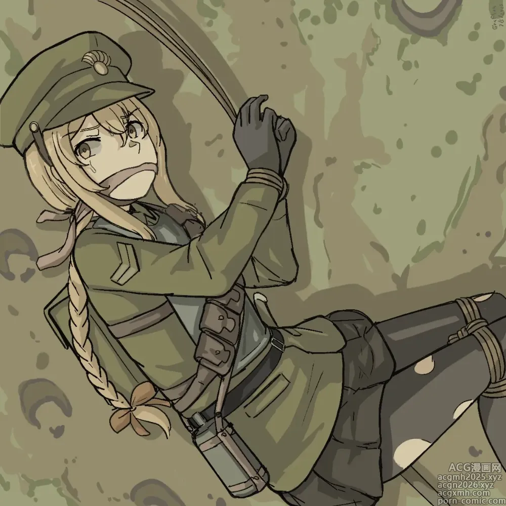Page 6 of imageset Tied soldiers girls