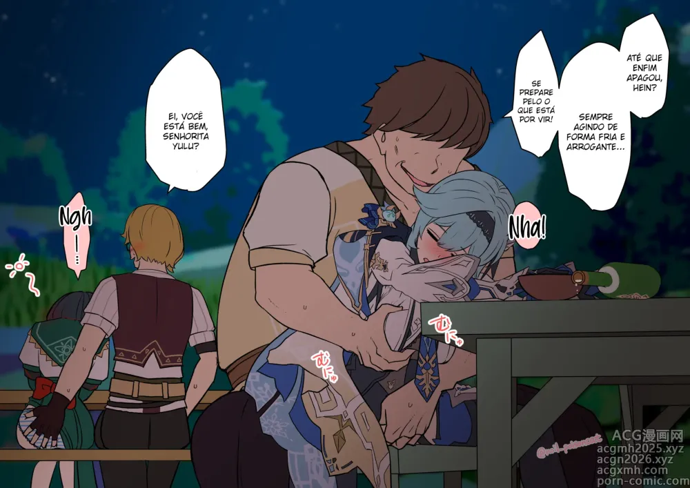 Page 3 of doujinshi Uma história sobre fazer coisas ruins com uma Eula bêbada depois da missão