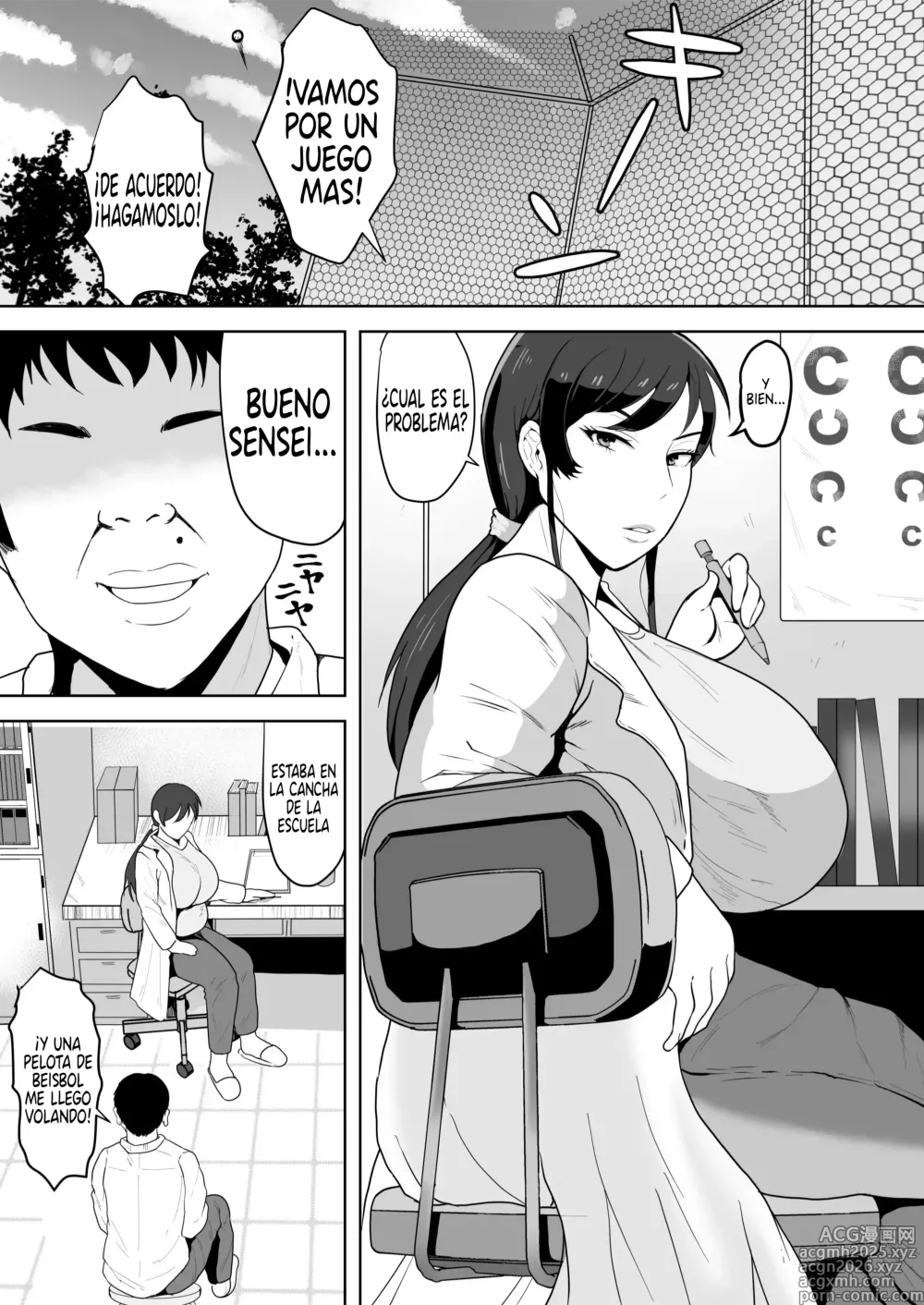 Page 2 of doujinshi Hoken no Sensei Shinobu, 37 Sai, K-Cup ~Sei ni Mezameta Toshima no Mesu~｜Shinobu-sensei, Enfermera Escolar de 37 Años, Copa K ~Una Madurita que Despertó su Sexualidad~