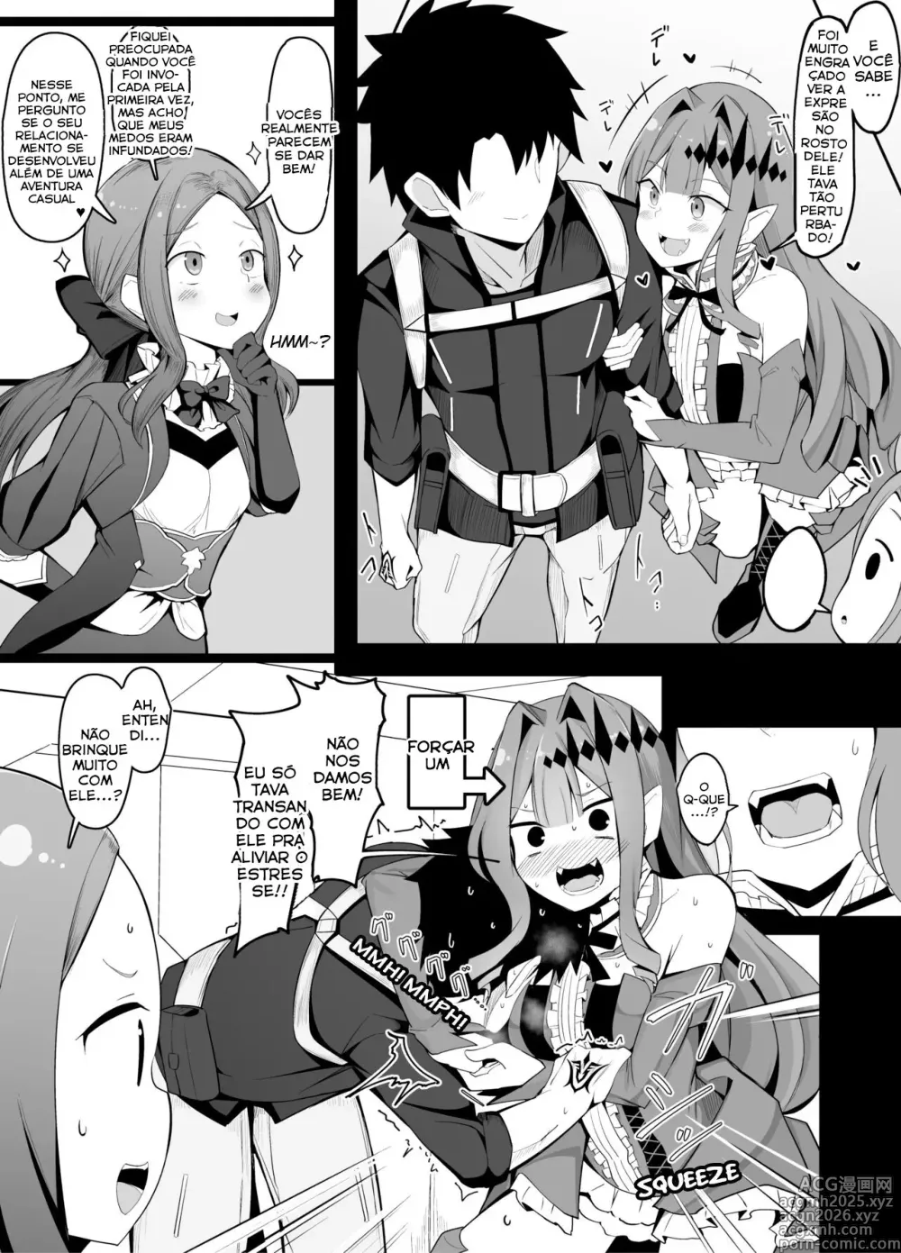 Page 1 of doujinshi Fui visto por outros sendo amoroso com Baobhan Sith-san