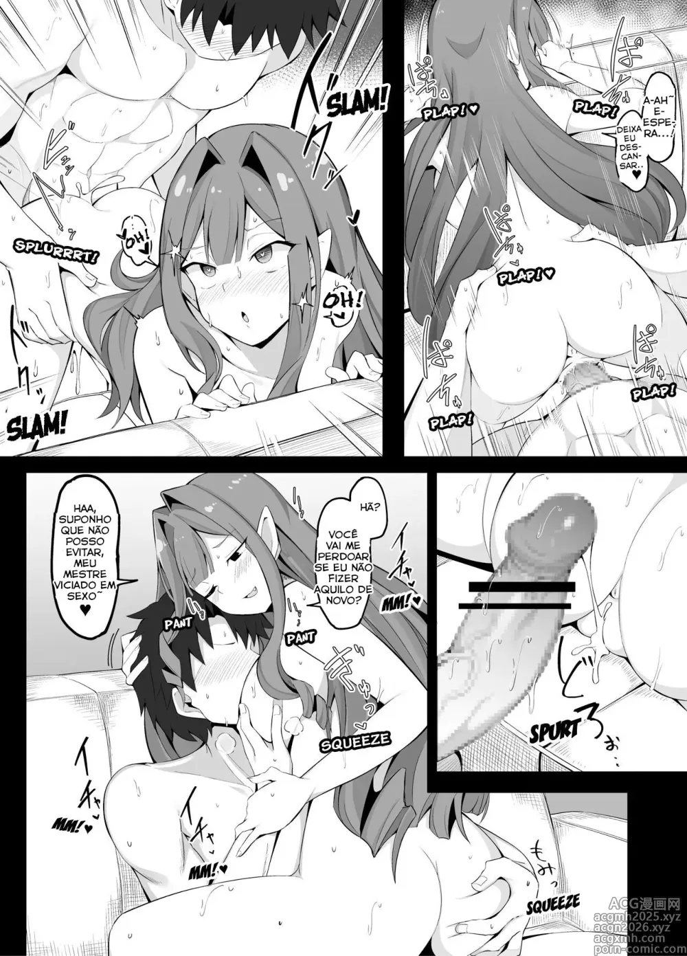 Page 4 of doujinshi Fui visto por outros sendo amoroso com Baobhan Sith-san