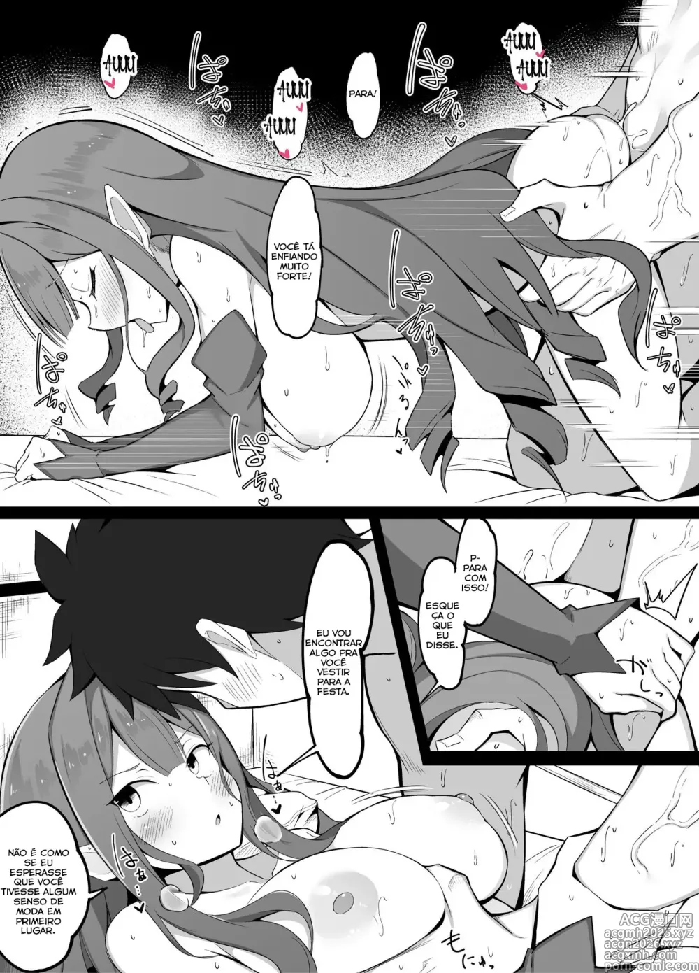 Page 4 of doujinshi Baobhan Sith interfere na privacidade de seu mestre