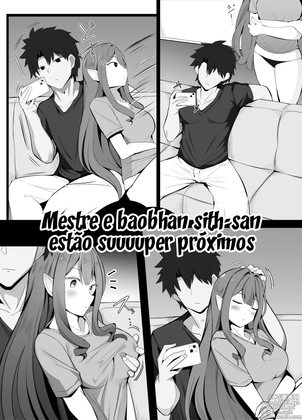 Page 1 of doujinshi Master and Baobhan Sith-san Hes Suuuuuper Close With