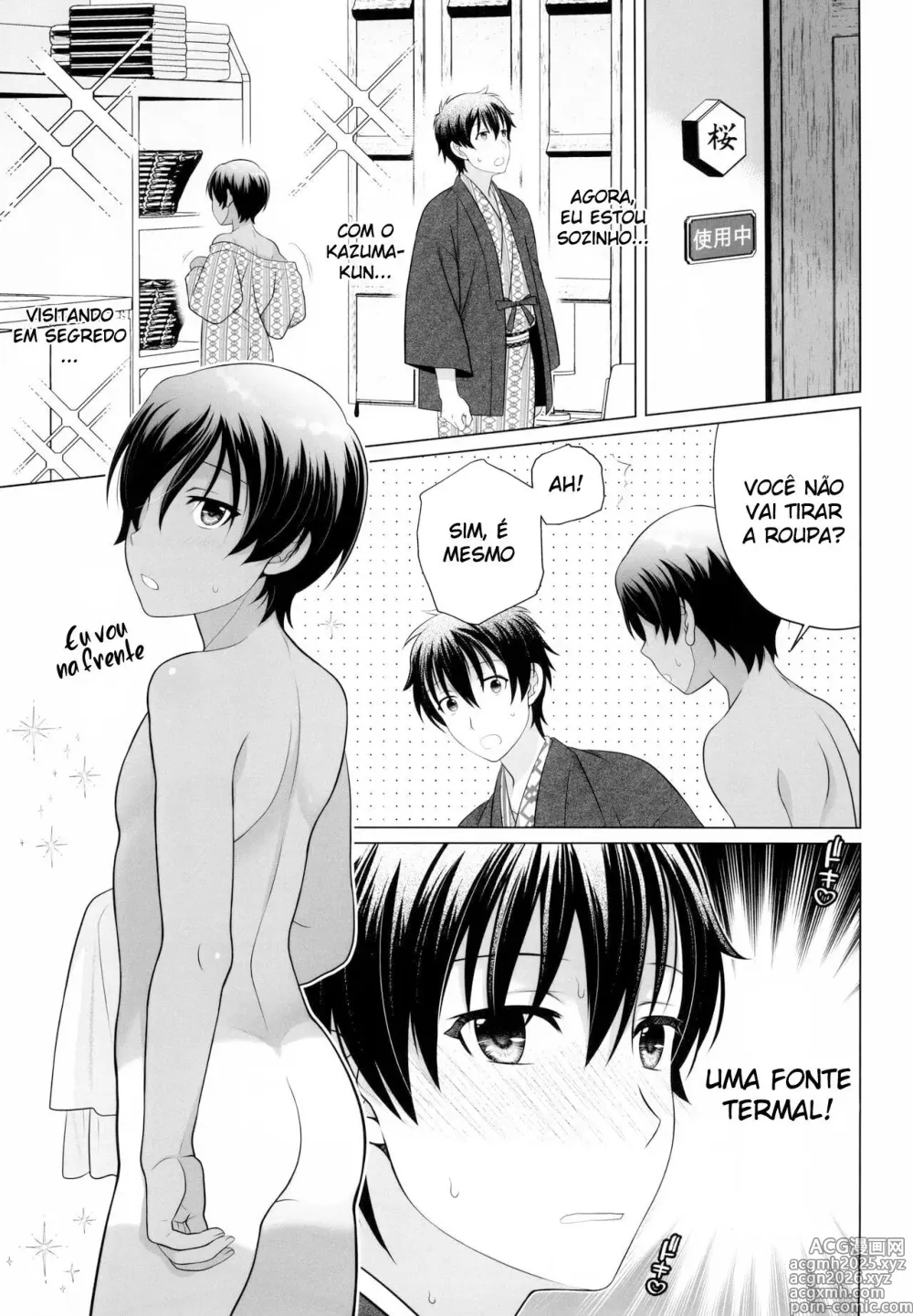 Page 2 of doujinshi Kazuma-kun to Icha Love Onsen Sex