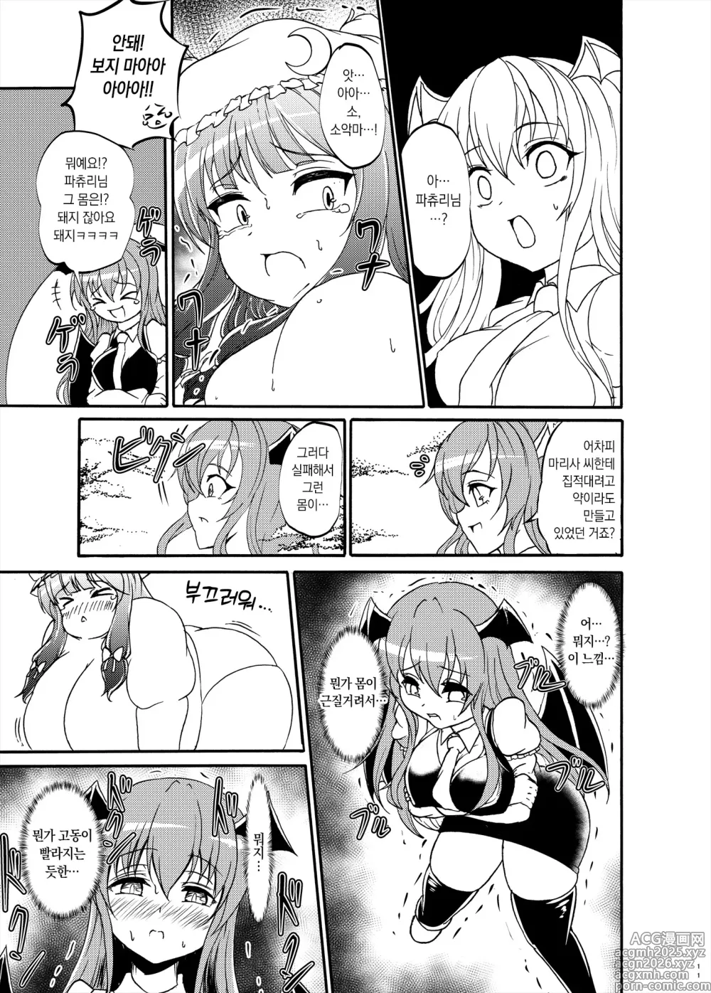 Page 11 of doujinshi 파츄리님이 살찌고 착유당하는 책