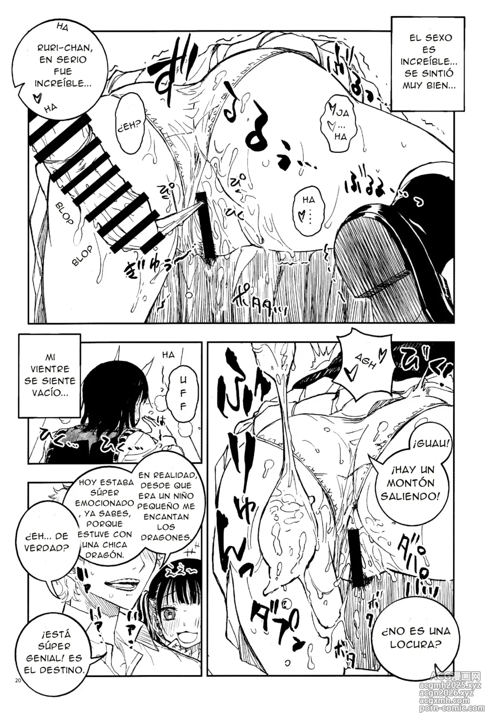 Page 19 of doujinshi LA CHICA DRAGON NO PERDERA ANTE UN CAZADOR DE DRAGONES