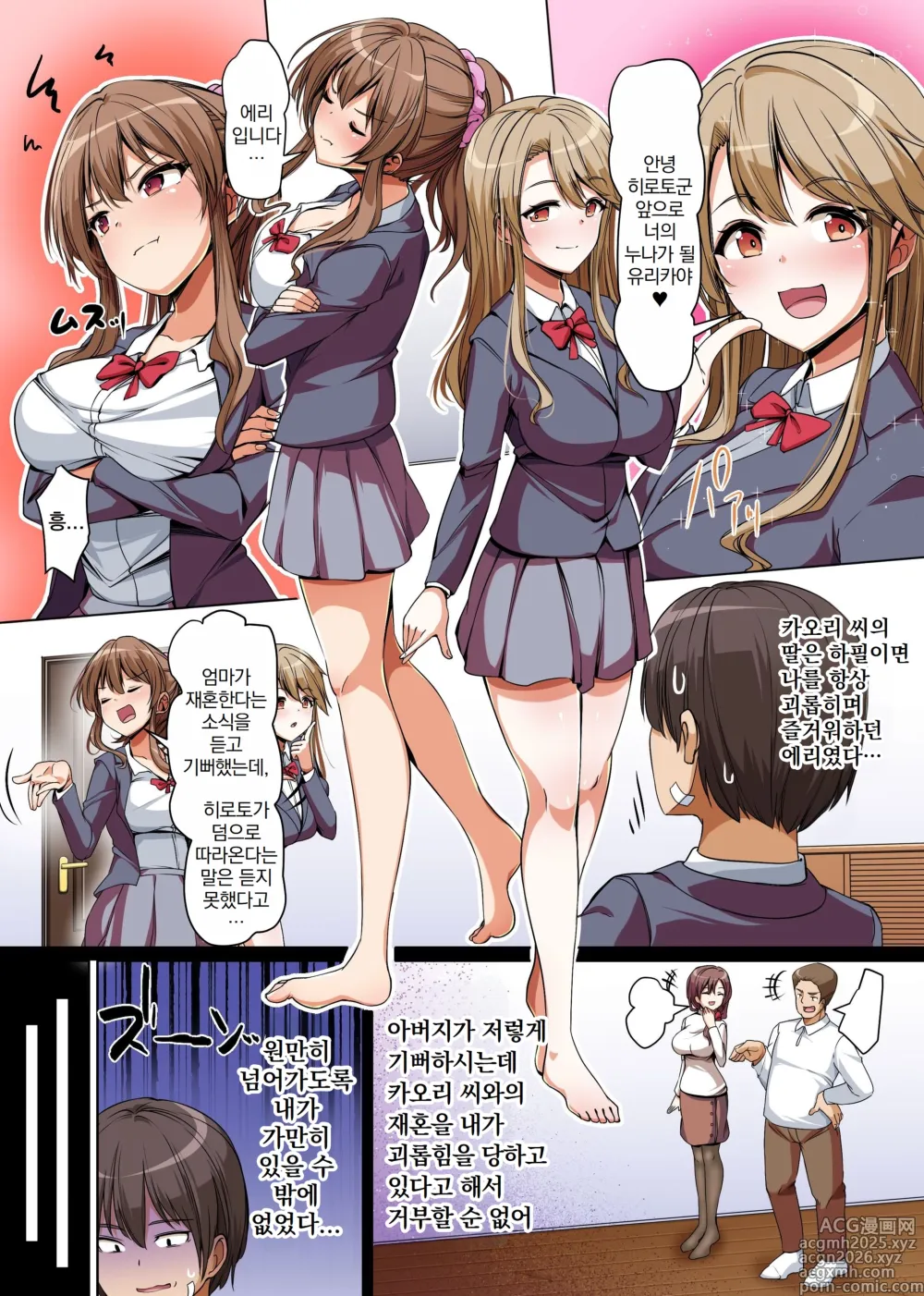 Page 9 of doujinshi 의자매덮밥으로 동정 탈출!