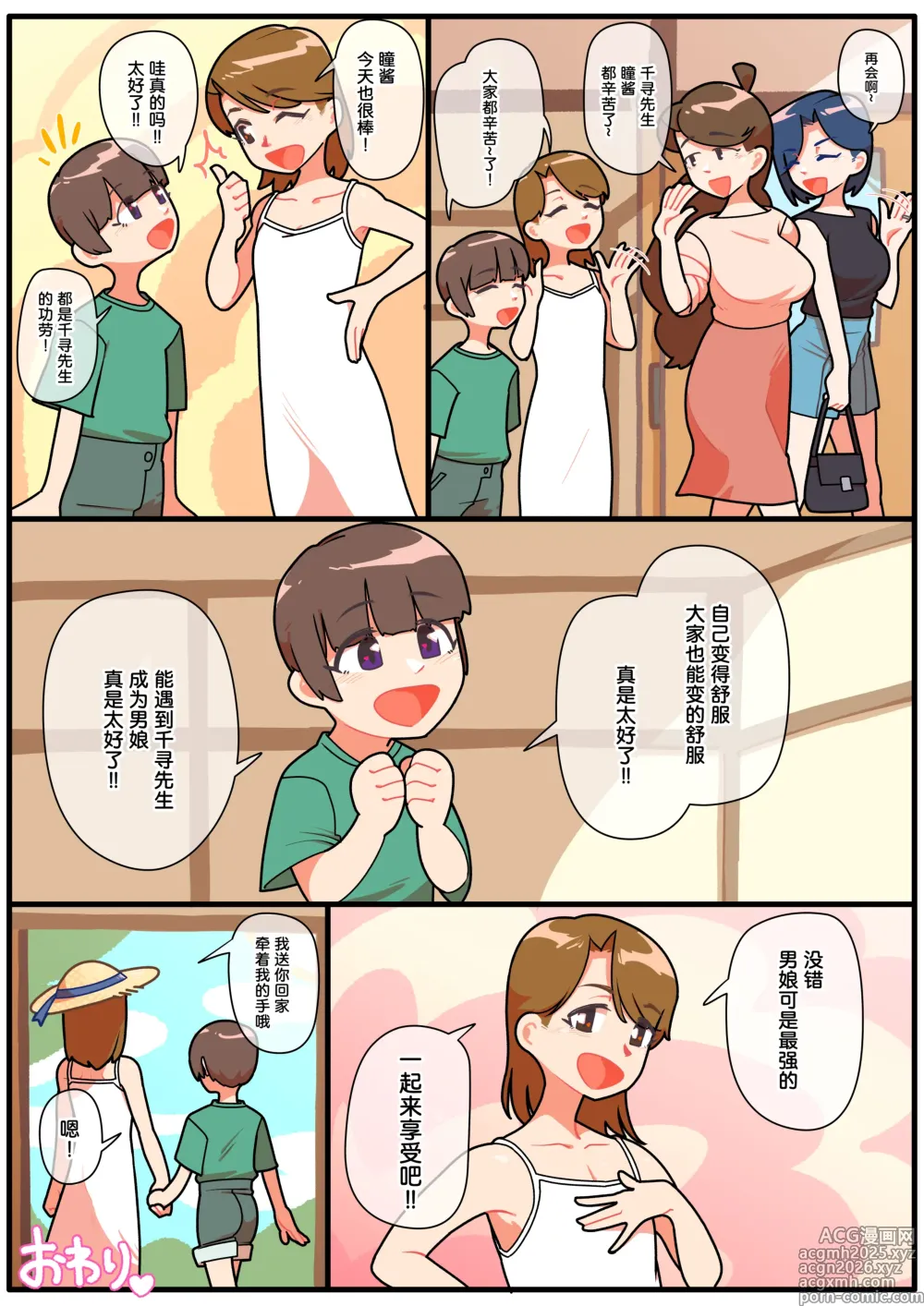 Page 40 of doujinshi 人妻伪娘的性处理集会3