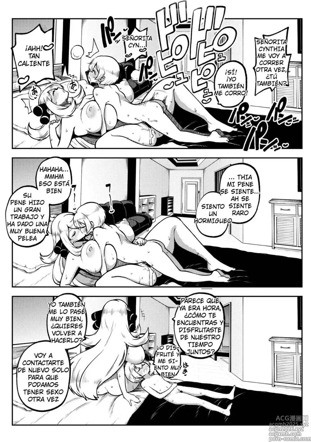 Page 6 of doujinshi Cynthias battle review