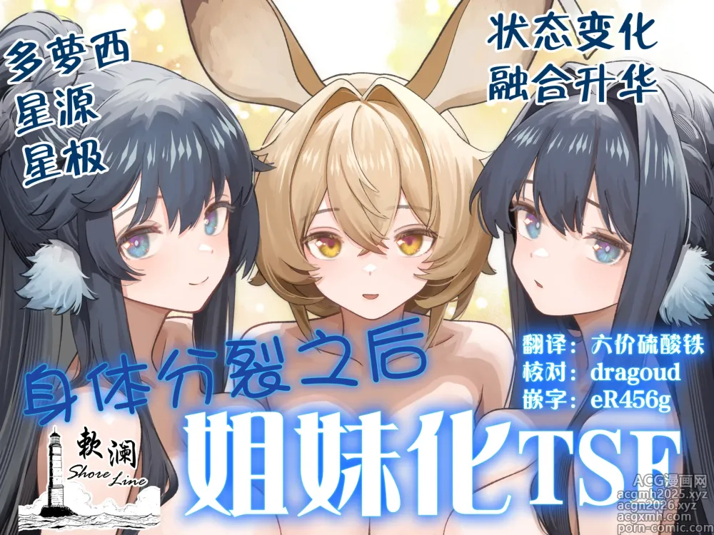 Page 1 of doujinshi 身体分裂之后姐妹化TSF