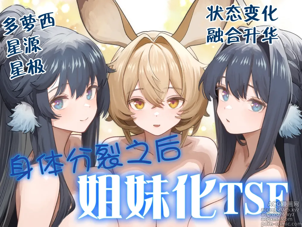 Page 2 of doujinshi 身体分裂之后姐妹化TSF