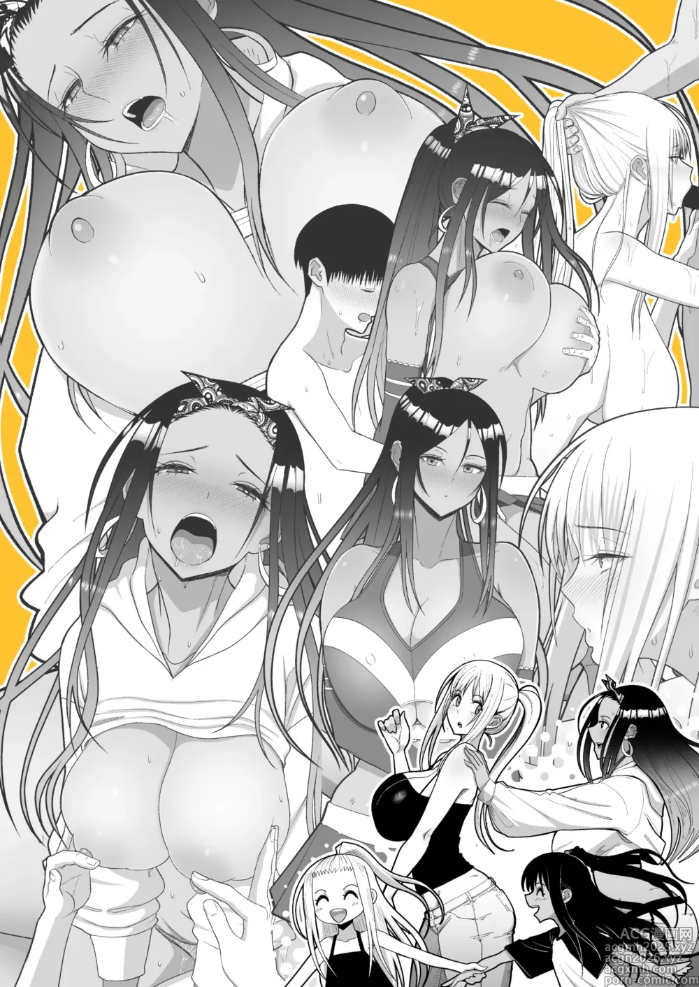 Page 204 of doujinshi オタクに優しいギャルとイチャラブする話...｜很溫柔的辣妹甜蜜愛愛物語 1~2 前日談 金髪シングルマザーとイチャラブする本