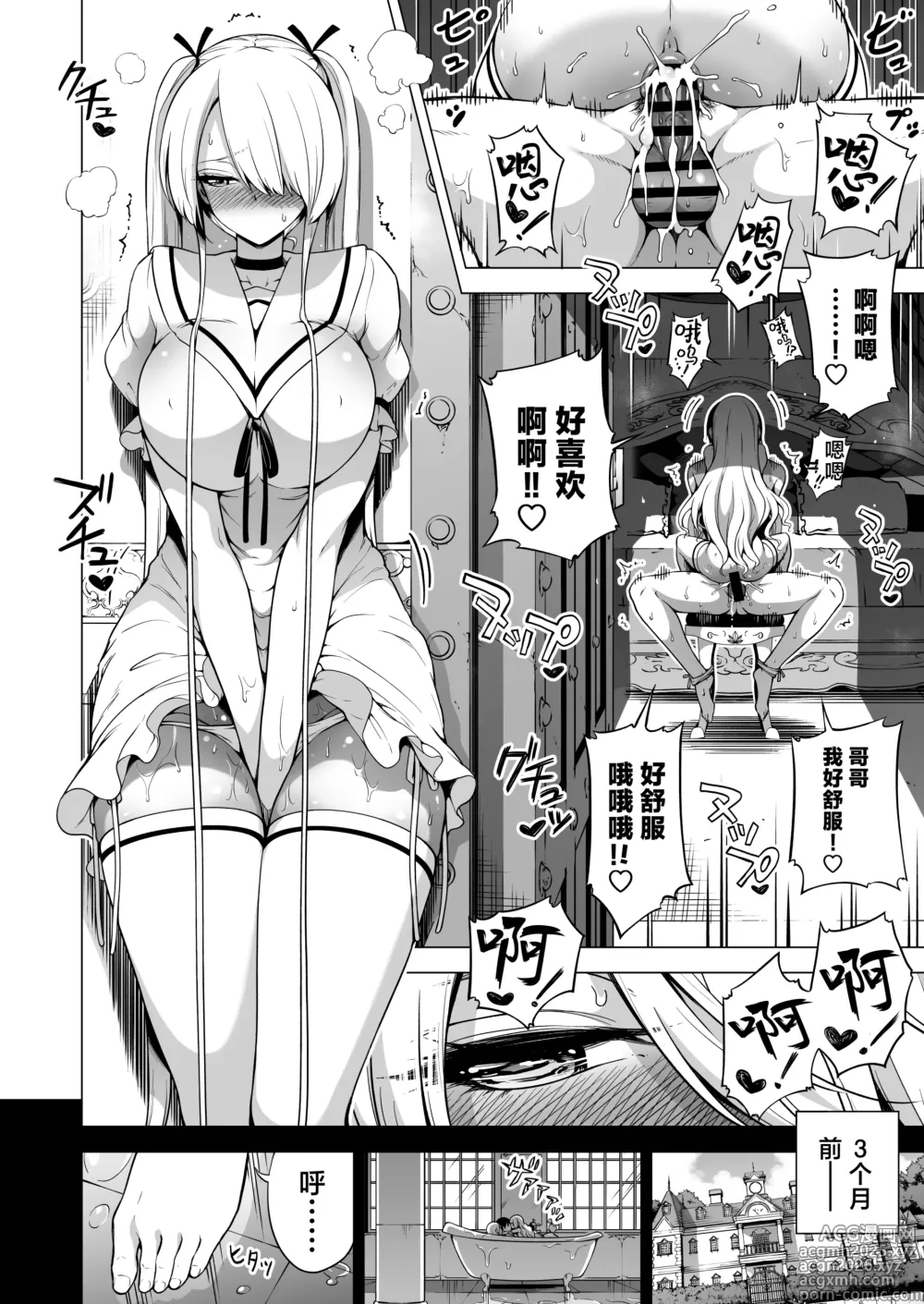 Page 3 of doujinshi 被只有我才能摸的榨精魅魔三姐妹榨得一干二净的故事3~主人公宠物篇~