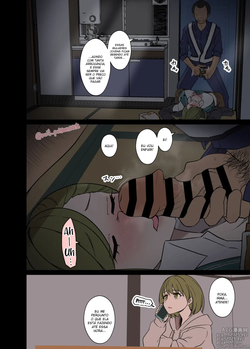Page 7 of doujinshi Uma história sobre fazer coisas ruins com uma Nanakusa Hazuki bêbada