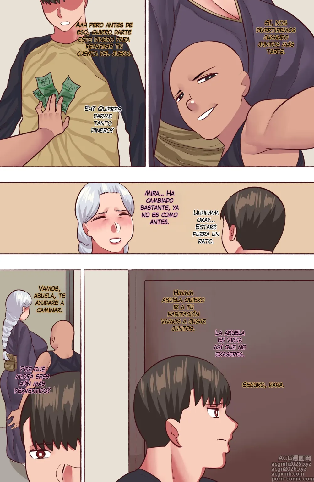 Page 19 of doujinshi Dont Steal My Grandma - No me robes a mi abuela