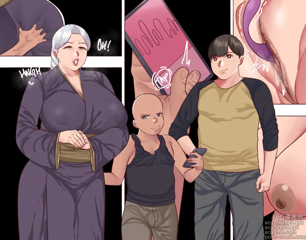 Page 28 of doujinshi Dont Steal My Grandma - No me robes a mi abuela