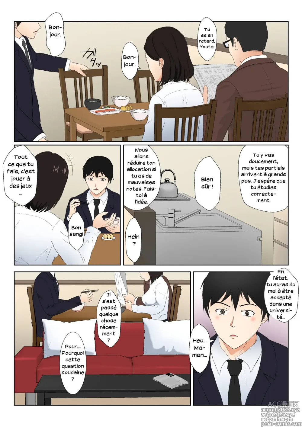 Page 4 of doujinshi Ma mère, carrièriste, a été victime d'un délinquant 02
