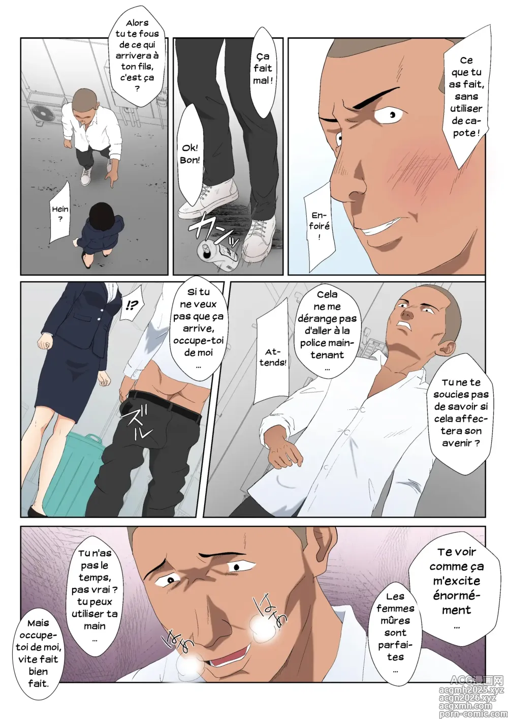 Page 8 of doujinshi Ma mère, carrièriste, a été victime d'un délinquant 02