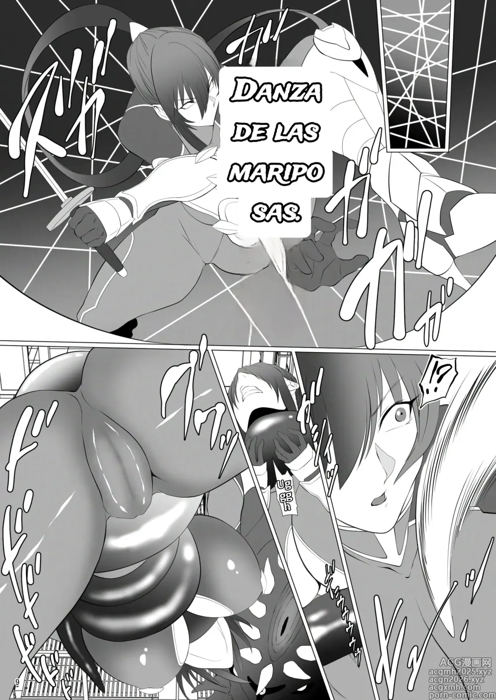Page 8 of doujinshi ¡Bienvenidos a la Isla Ganadera Taimanin 2! Edición Rinko. En