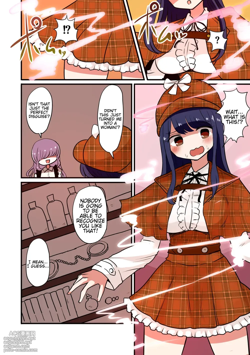 [Murasaki Nyanko Bar (Vae)] Detective disguise TS [english]-2