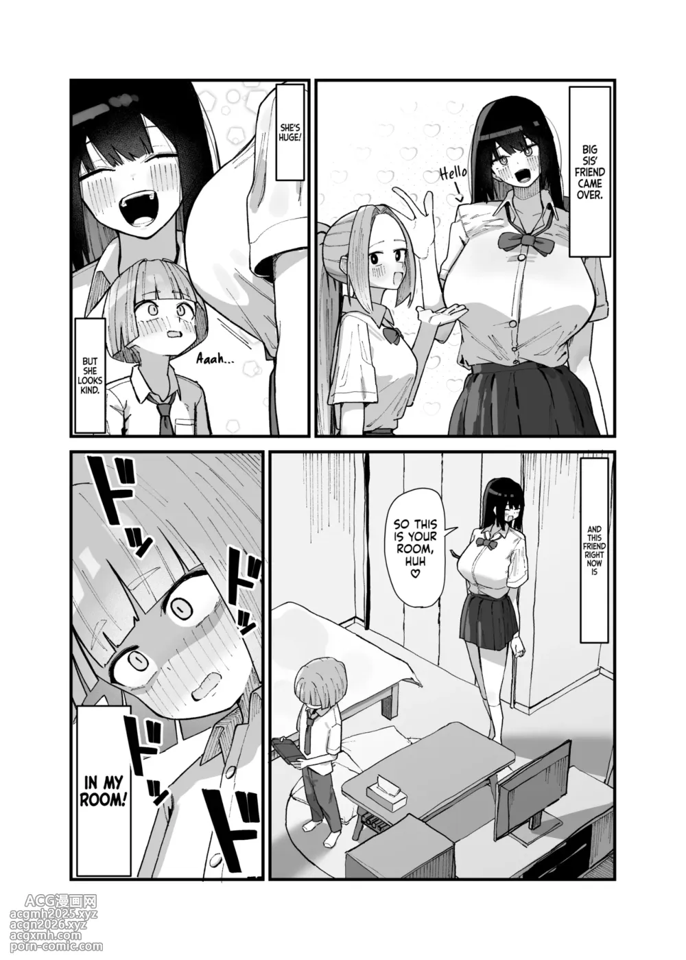 [Yama Danchi] Onee-chan no Tomodachi to… ♡ | Together with Big-sis’ Friend… ♡ [English] [Tabunne Scans]-3