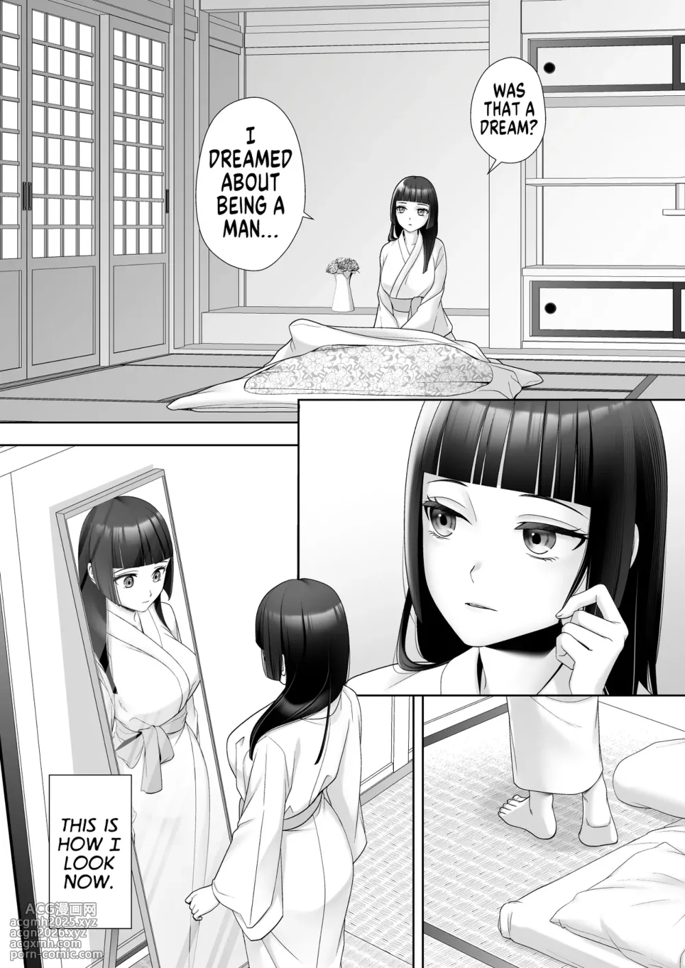 [Amuai Okashi Seisakusho (Joushi)] Wafuu Seiso na Ano Musume ga Irekawatta Ore no Karada de Otoko no Seiyoku ni Dohamari Suru Nante... | I Can't Believe this Pure, Traditionally Japanese Young Lady, whom I Switched Bodies With, has Succumbed to Male Lust [English] [GTF]-2