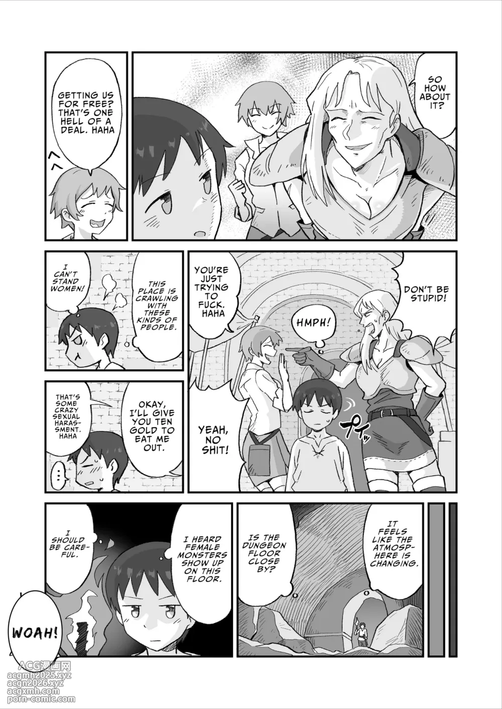 [NENIGE]  犯されダンジョン〜女性優位の世界でモンスターや冒険者に搾られる〜 | FUCK DUNGEON ~Cumsqueezed by Monsters and Adventurers in a Femdom World~ [English] [JIGECCHI]-5