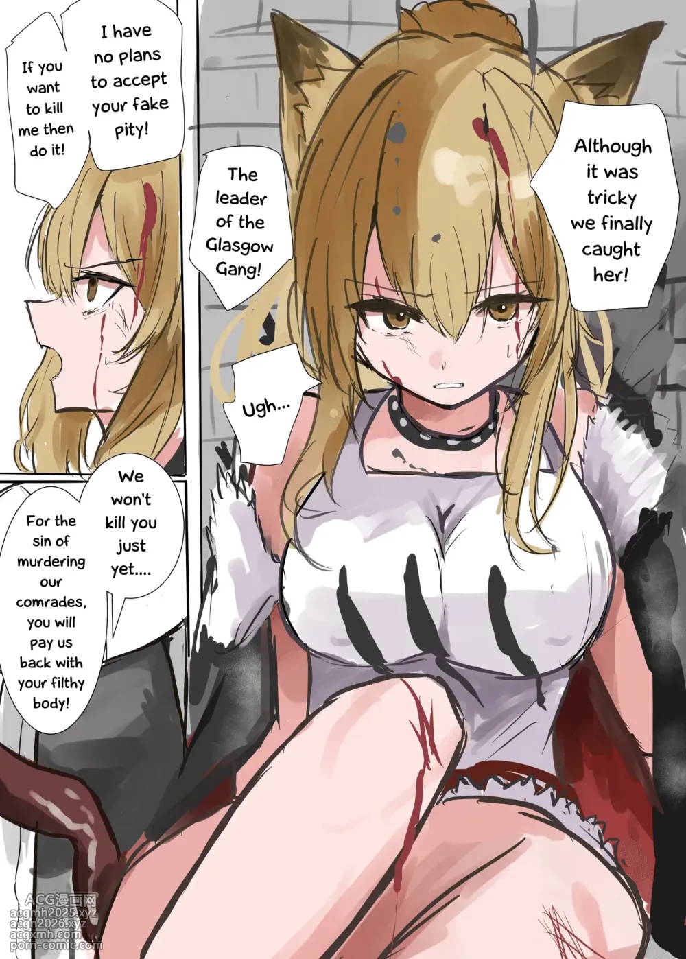 The Lion Queen's Defeat, Reduced to a Plaything for Sarkaz Tentacles (Sunaneko) (English)-1