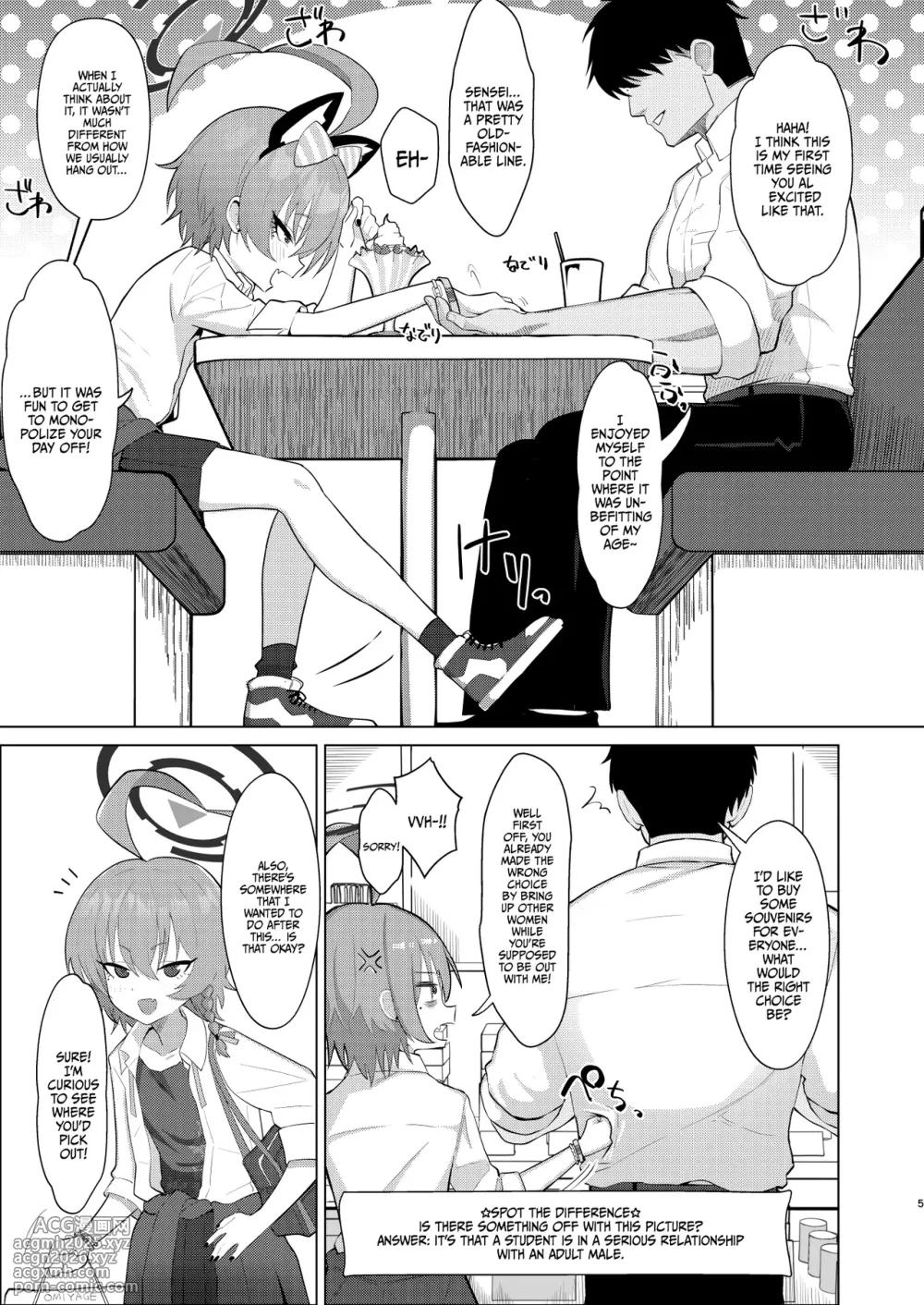 [Hakeverse (Hakeashi)] Neru to Date shite Icha Love Sex Hon | Book About Going on a Date and Having Sex with Neru (Blue Archive) [English] {Doujins.com} [Digital]-4