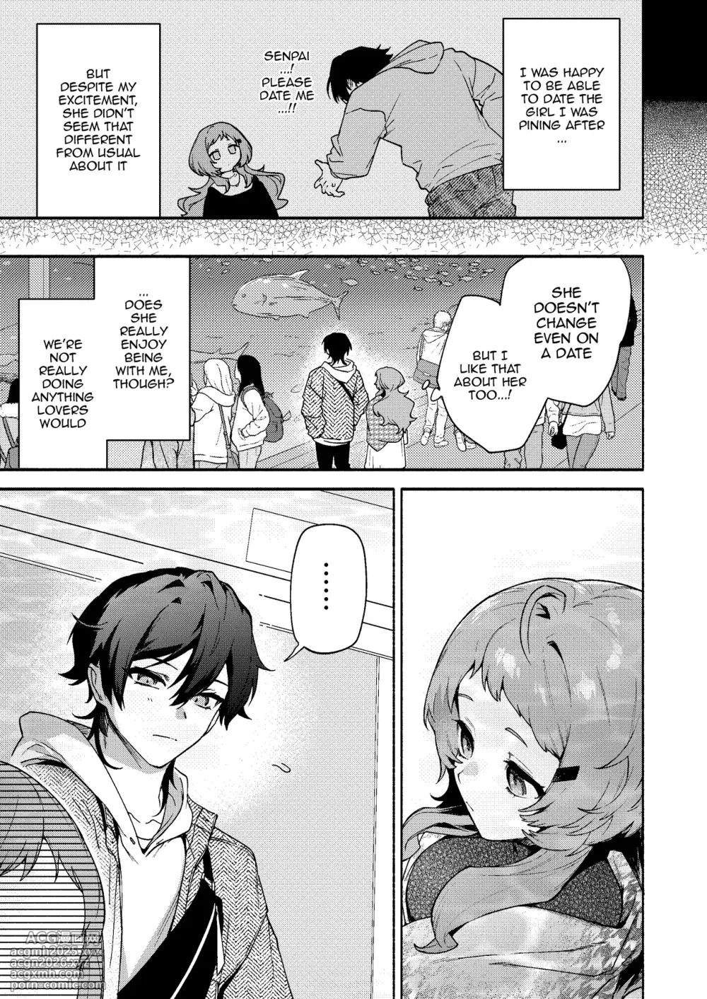 [Sakida Shoten (Sakida Saki)] Mako-senpai ni Taberareru. ~Chiisakute Dekkai Ama Sado Senpai ni Otosareru~ | Eaten By Mako-senpai ~Falling To A Tiny But Huge Sadist Senpai~ [English] {Doujins.com} [Digital]-7