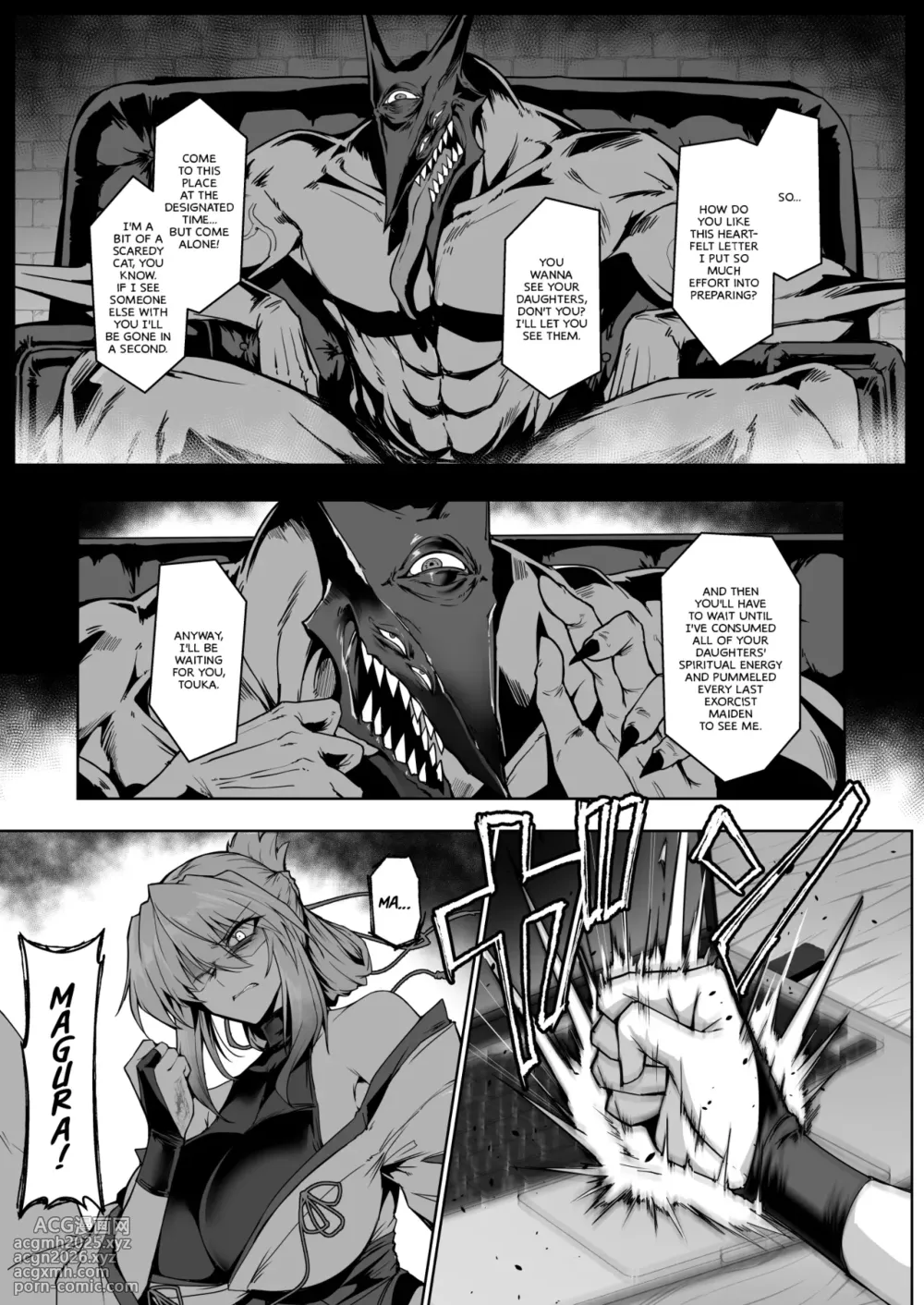 [Hokkebain! (Halcon)] Hama no Miko Ingoku ni Otsu 2 | Exorcist Maidens 2: The Fall to Lustful Hell [English] [Shiromaru] [Digital]-26