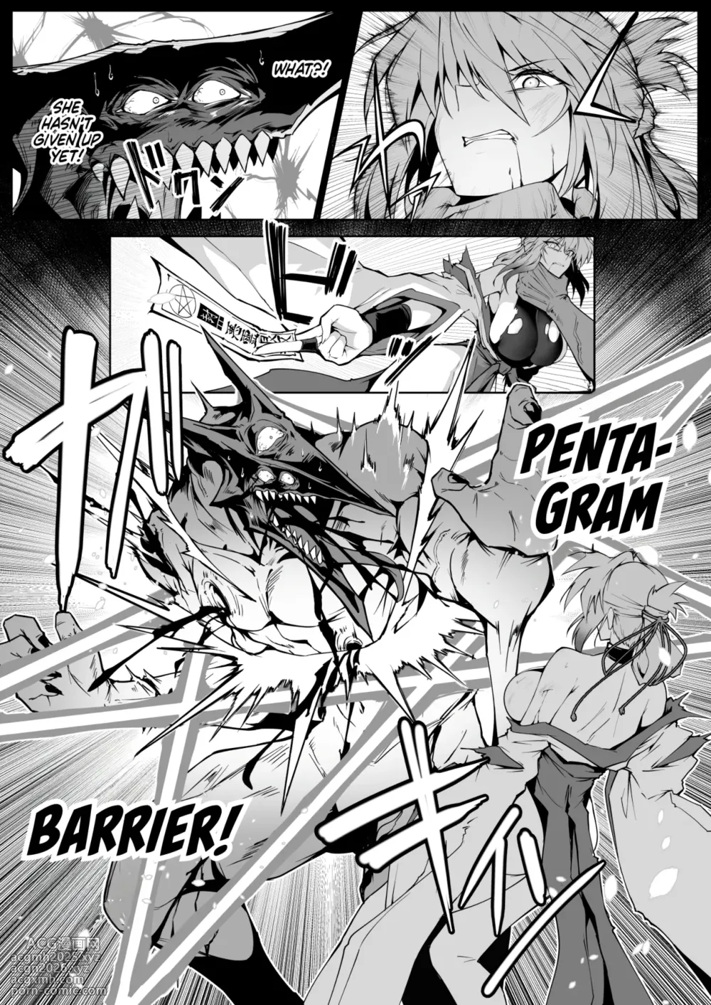 [Hokkebain! (Halcon)] Hama no Miko Ingoku ni Otsu 2 | Exorcist Maidens 2: The Fall to Lustful Hell [English] [Shiromaru] [Digital]-34